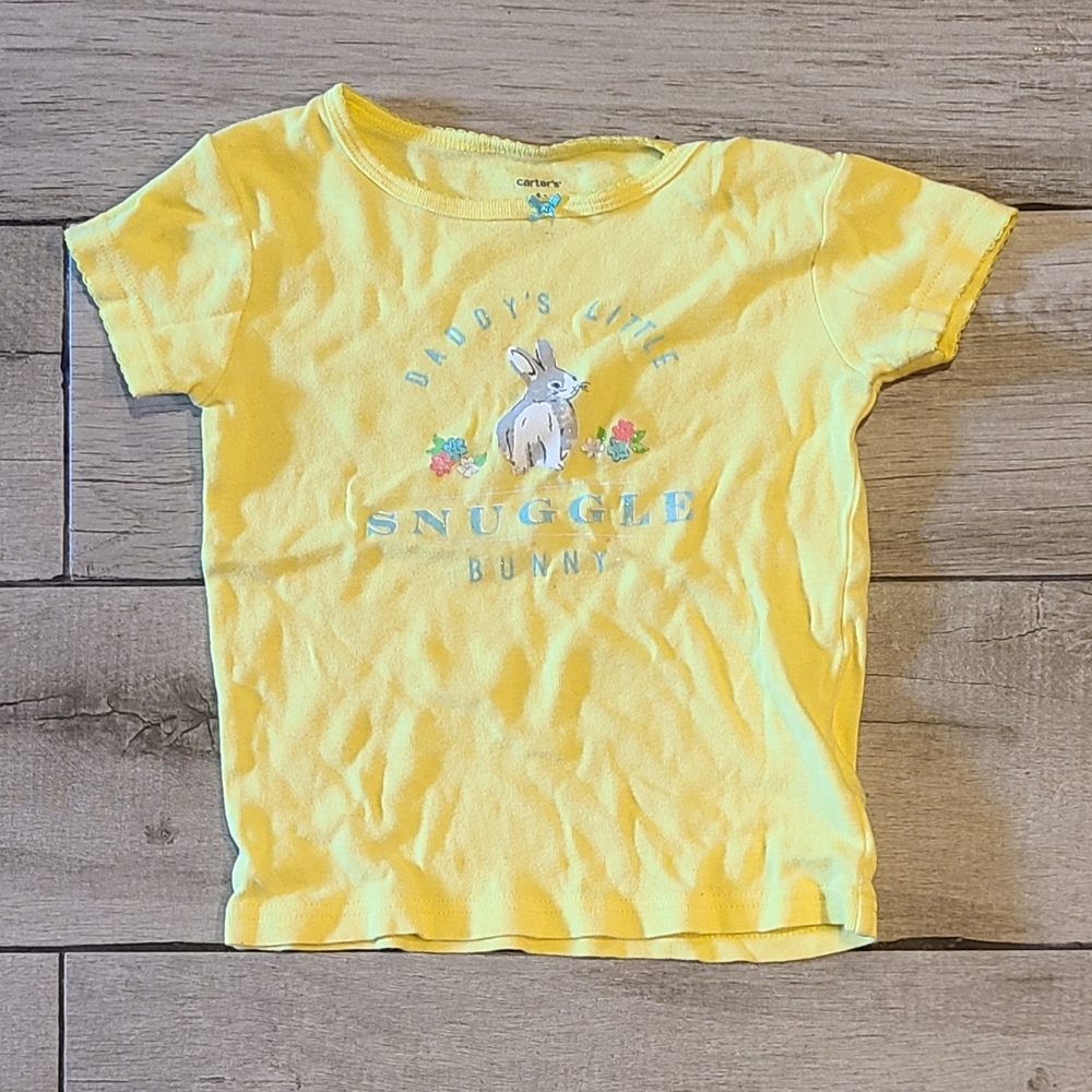🍁Carters Daddy's snuggle bunny pajama top🍉